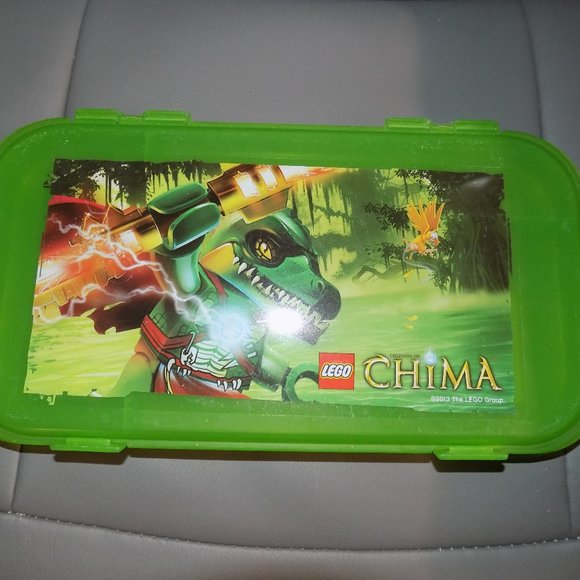 LEGO Chima Green Minifigure Storage Case NEW - Picture 1 of 3